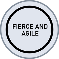 Fougueux et agile